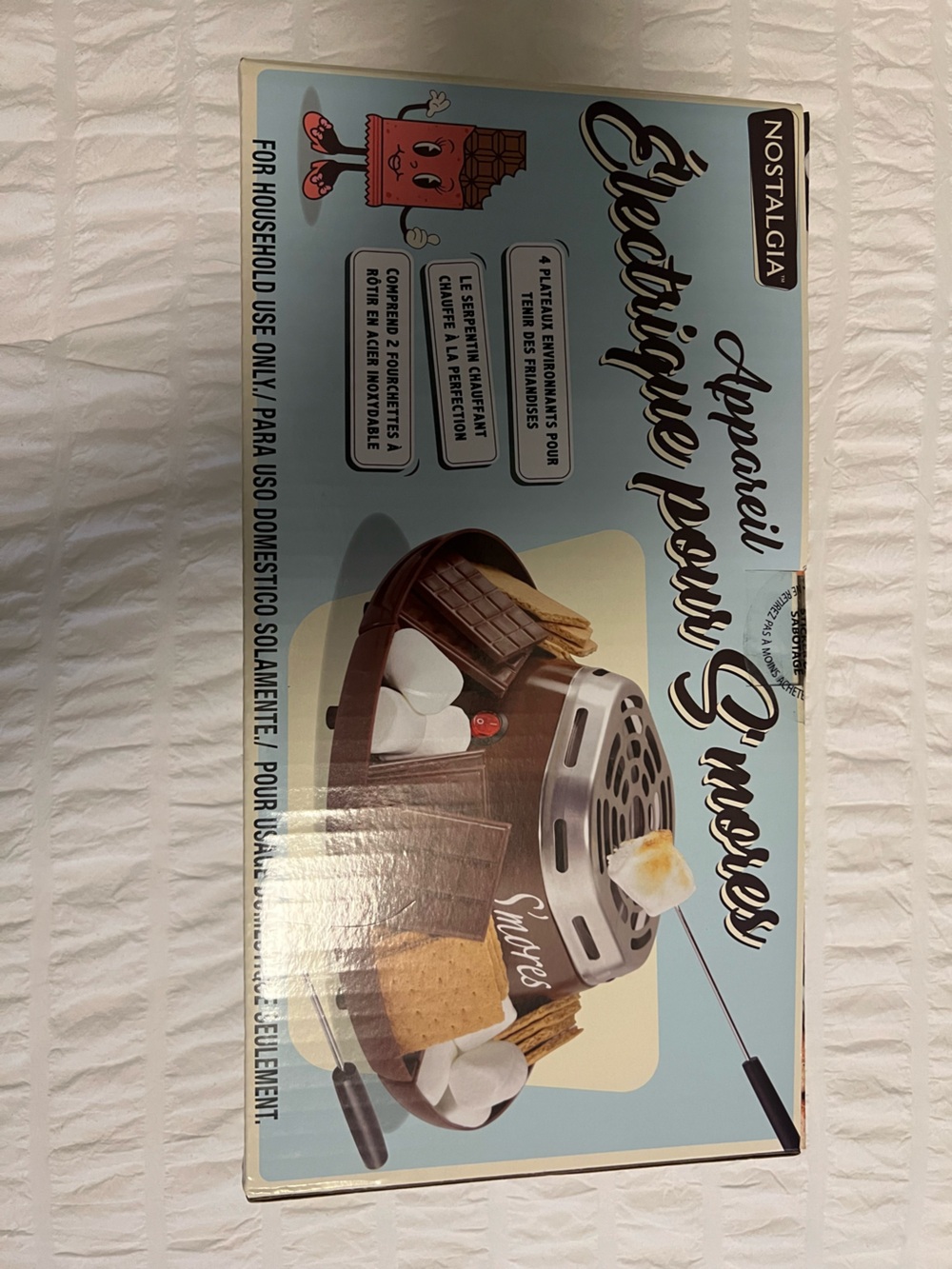 Nostalgia Light Blue Electric S'mores Maker